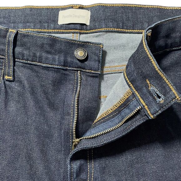 FAVORITE DAUGHTER Valentina Tower Super High Rise Jeans Size 32 Jasper Dark Wash - Picture 6 of 16